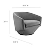 Modway Series Swivel Accent Chair