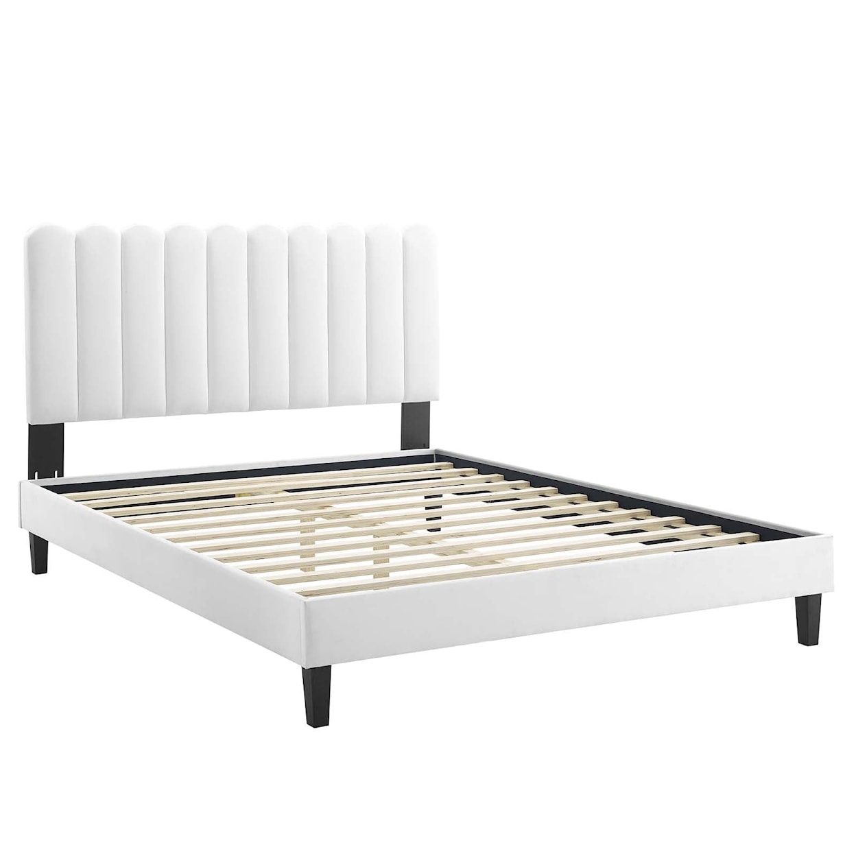 Modway Reagan Reagan Twin Velvet Platform Bed