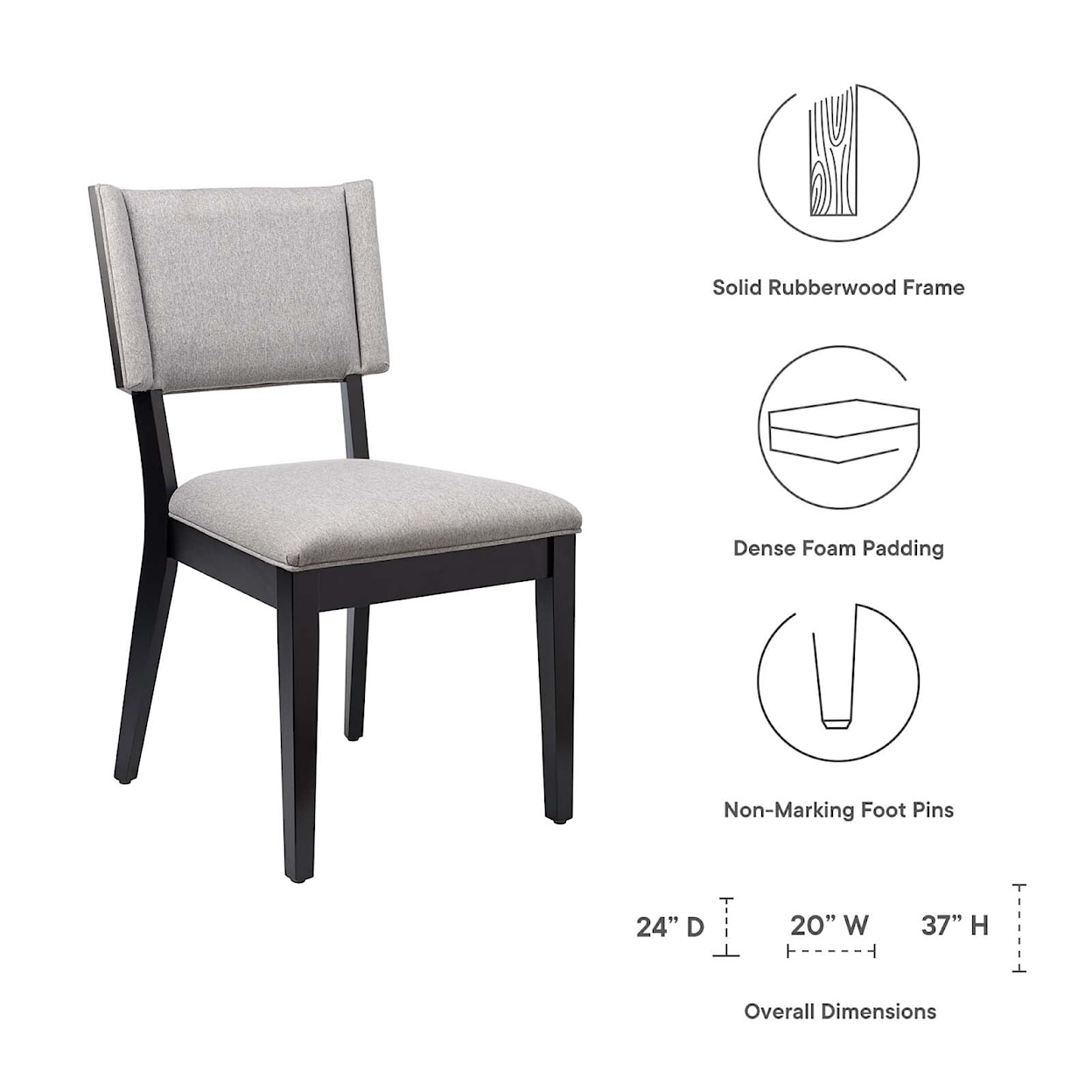 Modway Esquire Esquire Dining Chairs - Set of 2