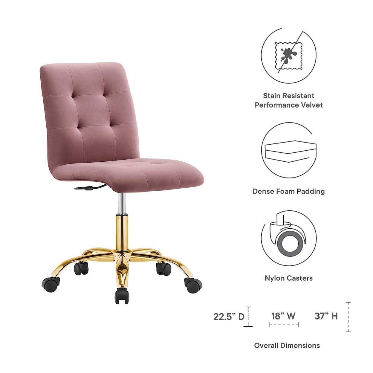 Modway Prim Swivel Office Chair