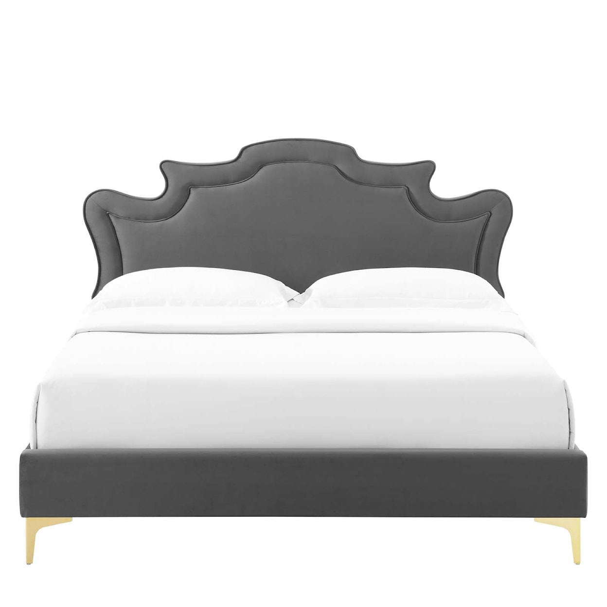 Modway Neena Neena Velvet King Bed