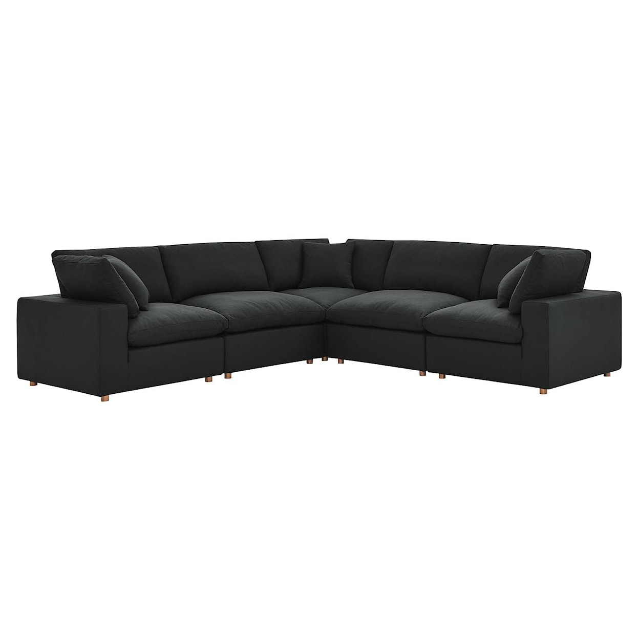 Modway Commix 5 Piece 5-Piece Sectional Sofa