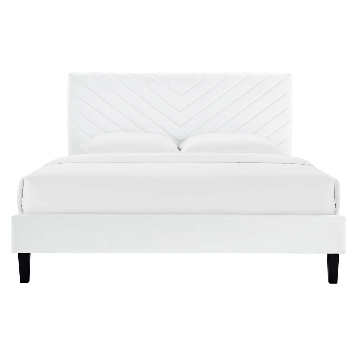 Modway Roxanne Roxanne Velvet Full Platform Bed