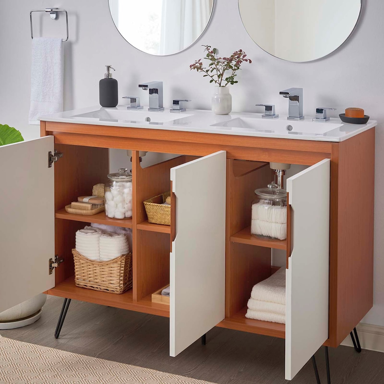 Modway Energize Energize 48" Double Sink Bathroom Vanity