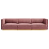 Modway Sanguine 3-Seat Modular Sectional Sofa