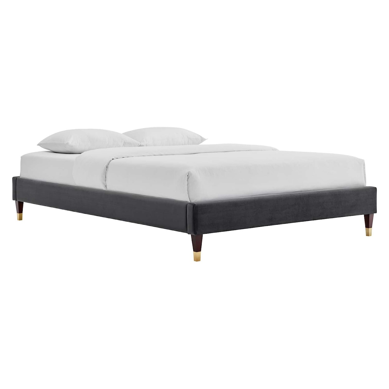 Modway Amber Amber Velvet Twin Platform Bed