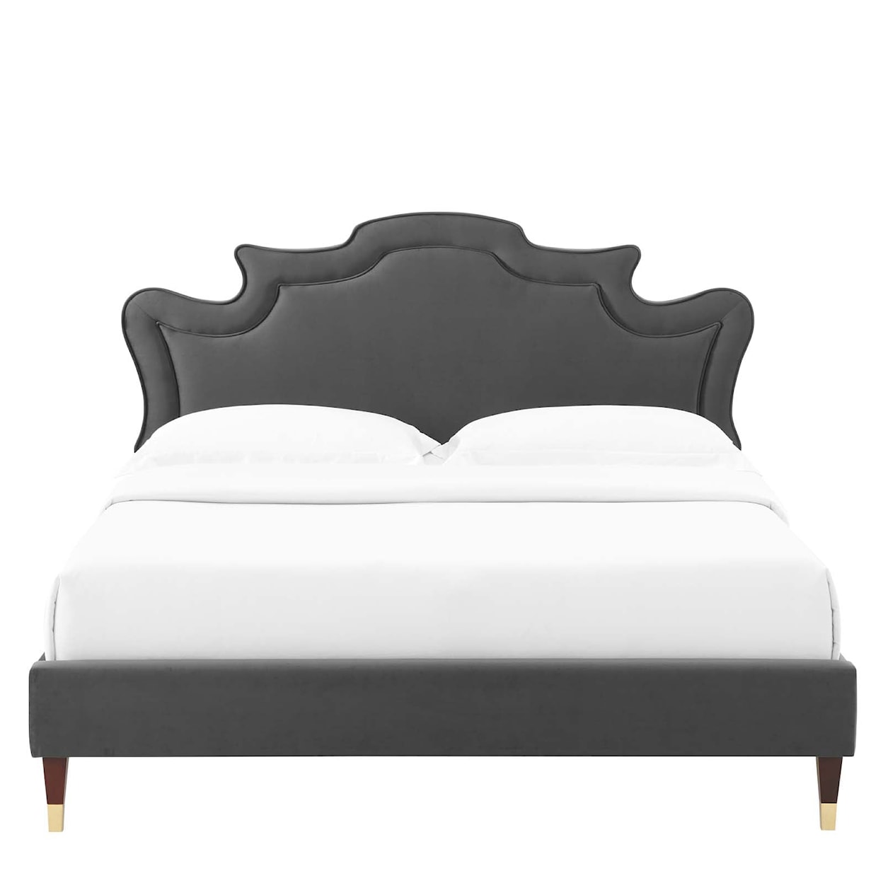 Modway Neena Neena Velvet King Bed