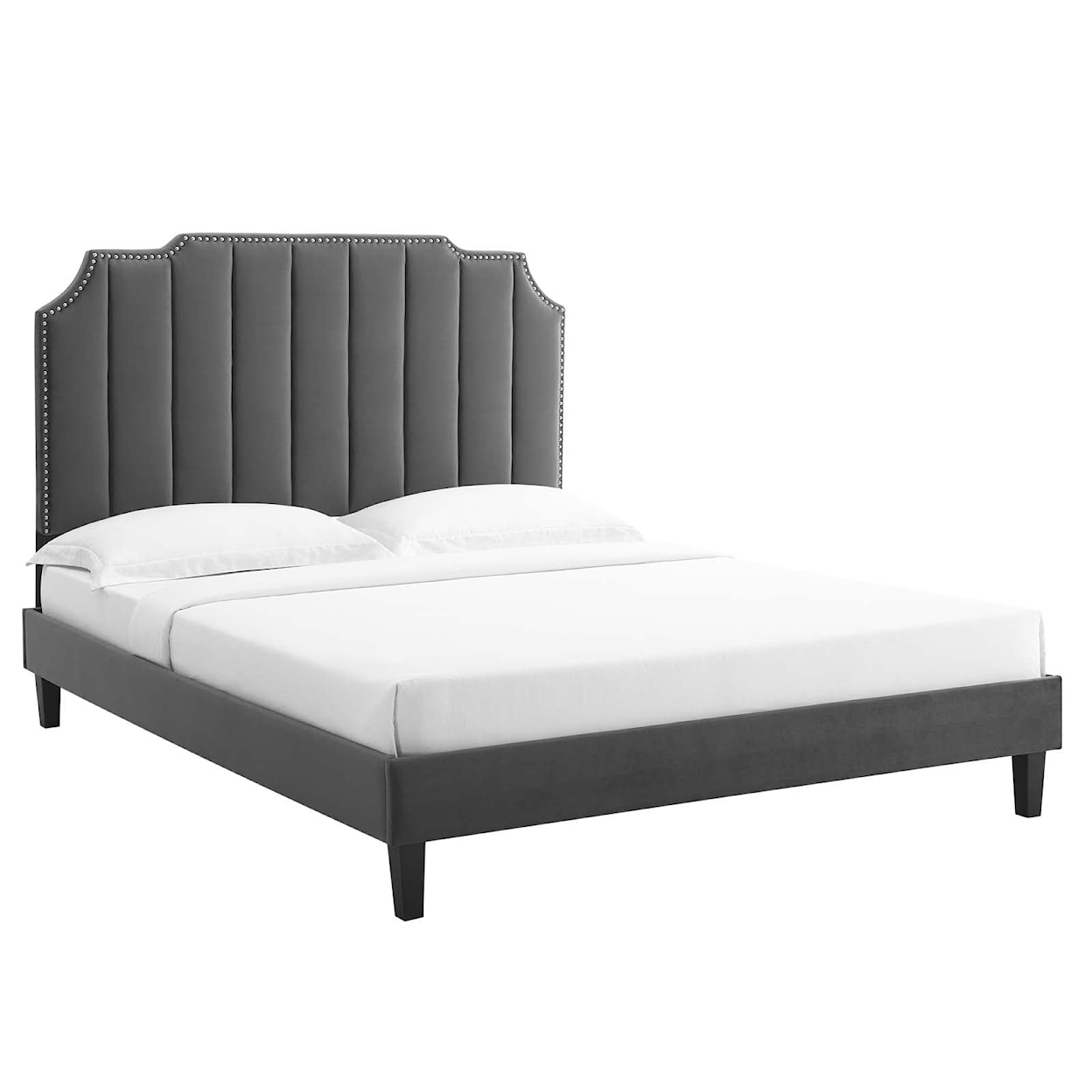 Modway Colette Colette King Velvet Platform Bed