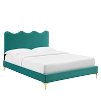 Current Performance Velvet Full Platform Bed