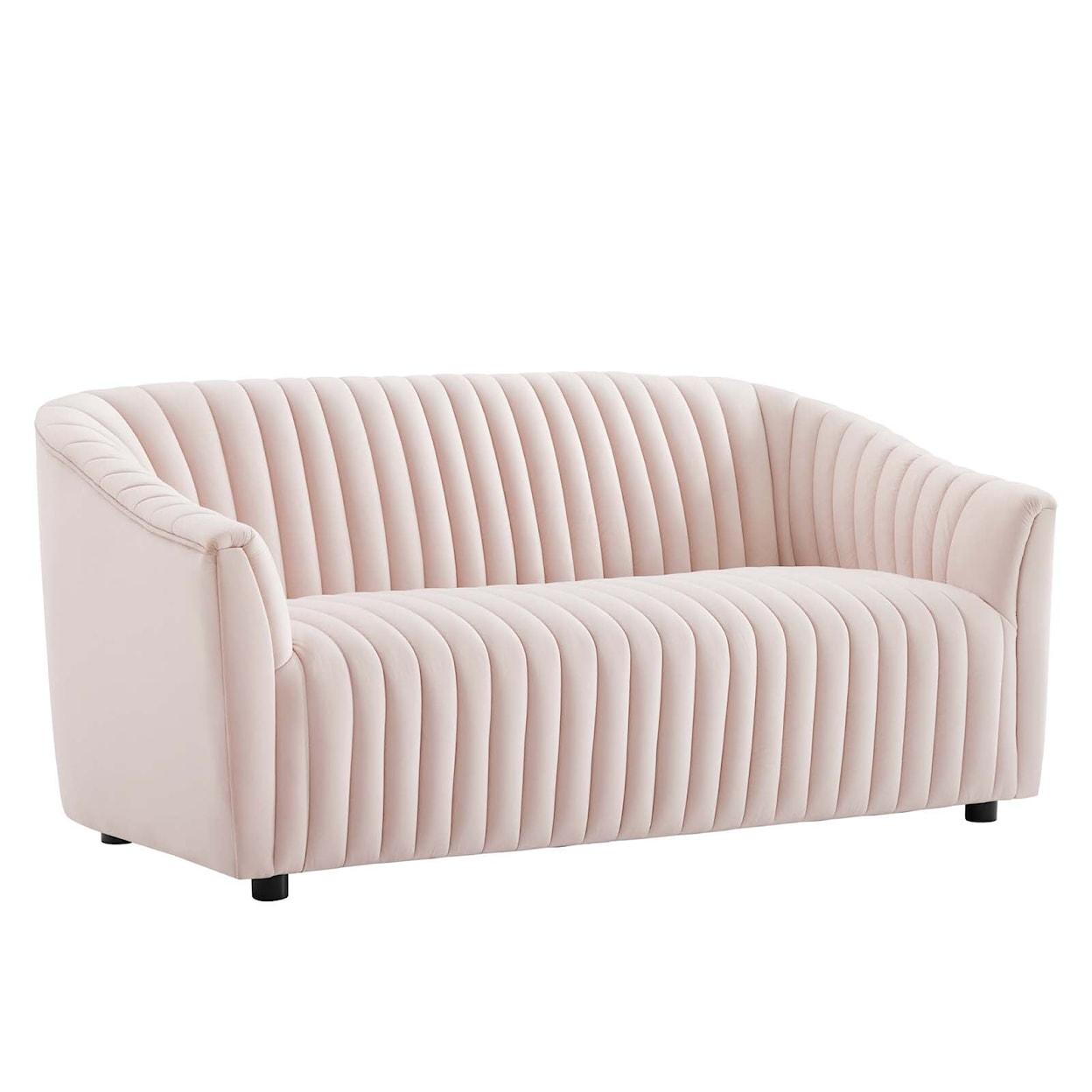 Modway Announce Announce Velvet Channel Loveseat