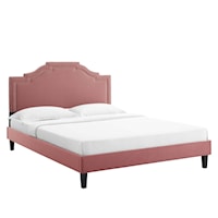 Adelaide Performance Velvet Full Platform Bed