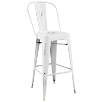 Contemporary Promenade Cafe and Bistro Style Bar Stool