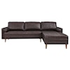 Modway Valour Valour 98" Leather Sectional Sofa