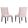 Modway Baronet Baronet Velvet Dining Chairs - Set of 2