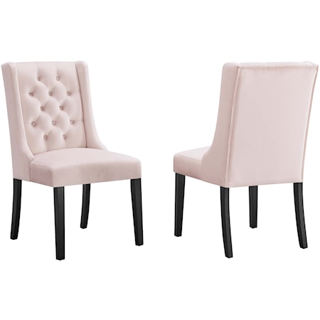 Baronet Velvet Dining Chairs - Set of 2