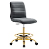 Modway Ripple Armless Drafting Chair