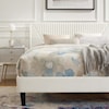 Modway Yasmine Yasmine Channel Velvet Twin Platform Bed