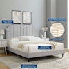 Modway Colette Colette King Velvet Platform Bed