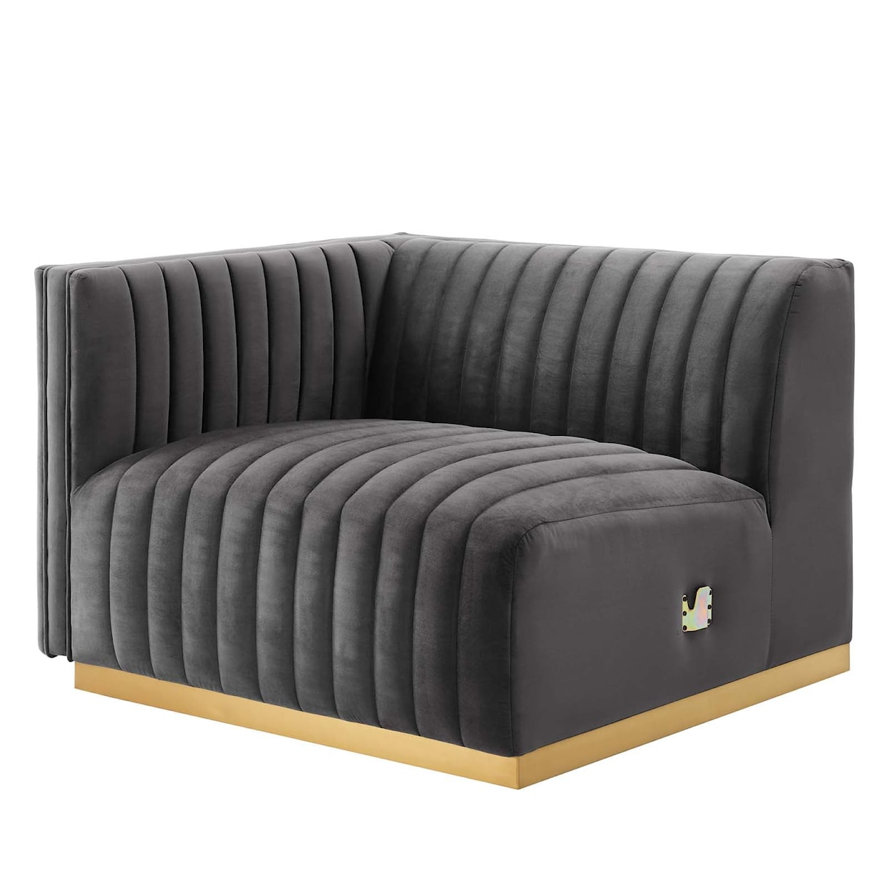 Modway Conjure Velvet 4-Piece Sofa