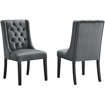 Baronet Velvet Dining Chairs - Set of 2