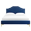 Modway Adelaide Adelaide Velvet Full Platform Bed