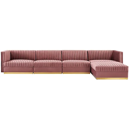 5-Piece Modular Sectional Sofa
