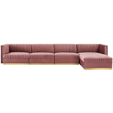 5-Piece Modular Sectional Sofa
