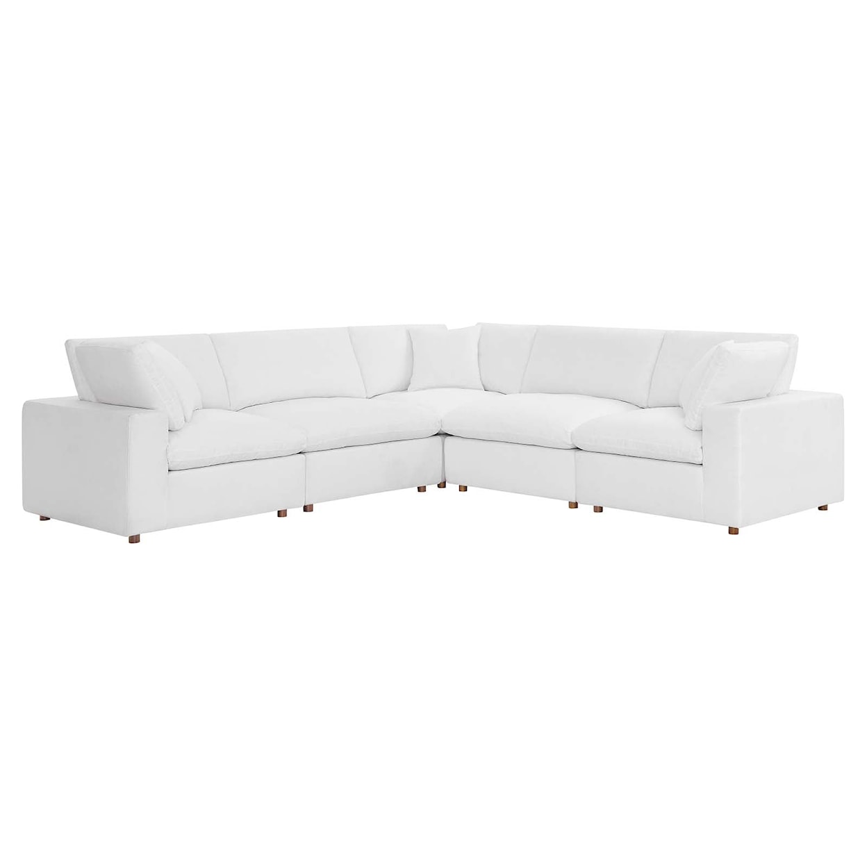 Modway Commix 5 Piece 5-Piece Sectional Sofa