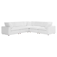 Commix Down Filled Overstuffed 5 Piece 5-Piece Sectional Sofa