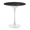 Modway Lippa Lippa 20" Round Artificial Marble Side Table