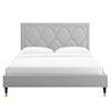 Modway Kendall Kendall Velvet Queen Bed