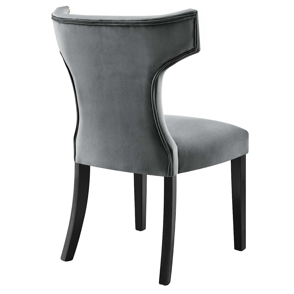 Modway Curve Curve Velvet Dining Chairs - Set of 2