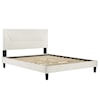 Modway Yasmine Yasmine Channel Velvet Queen Platform Bed