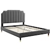 Modway Colette Colette King Velvet Platform Bed