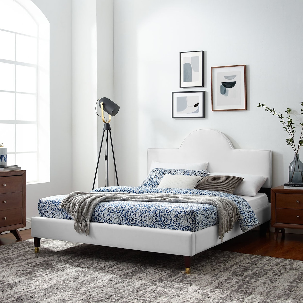 Modway Aurora Aurora Velvet King Bed