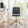 Modway Ripple Armless Drafting Chair