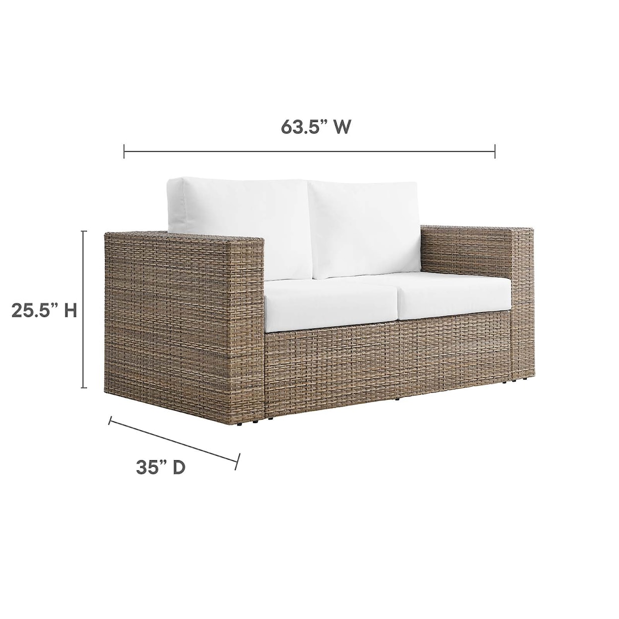 Modway Convene Loveseat