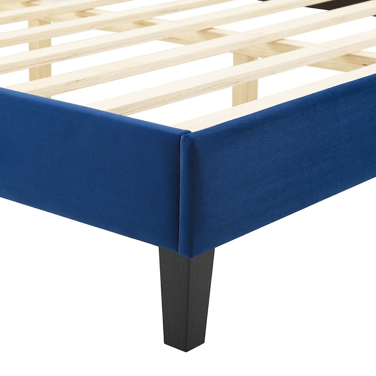 Modway Current Current Velvet Twin Platform Bed