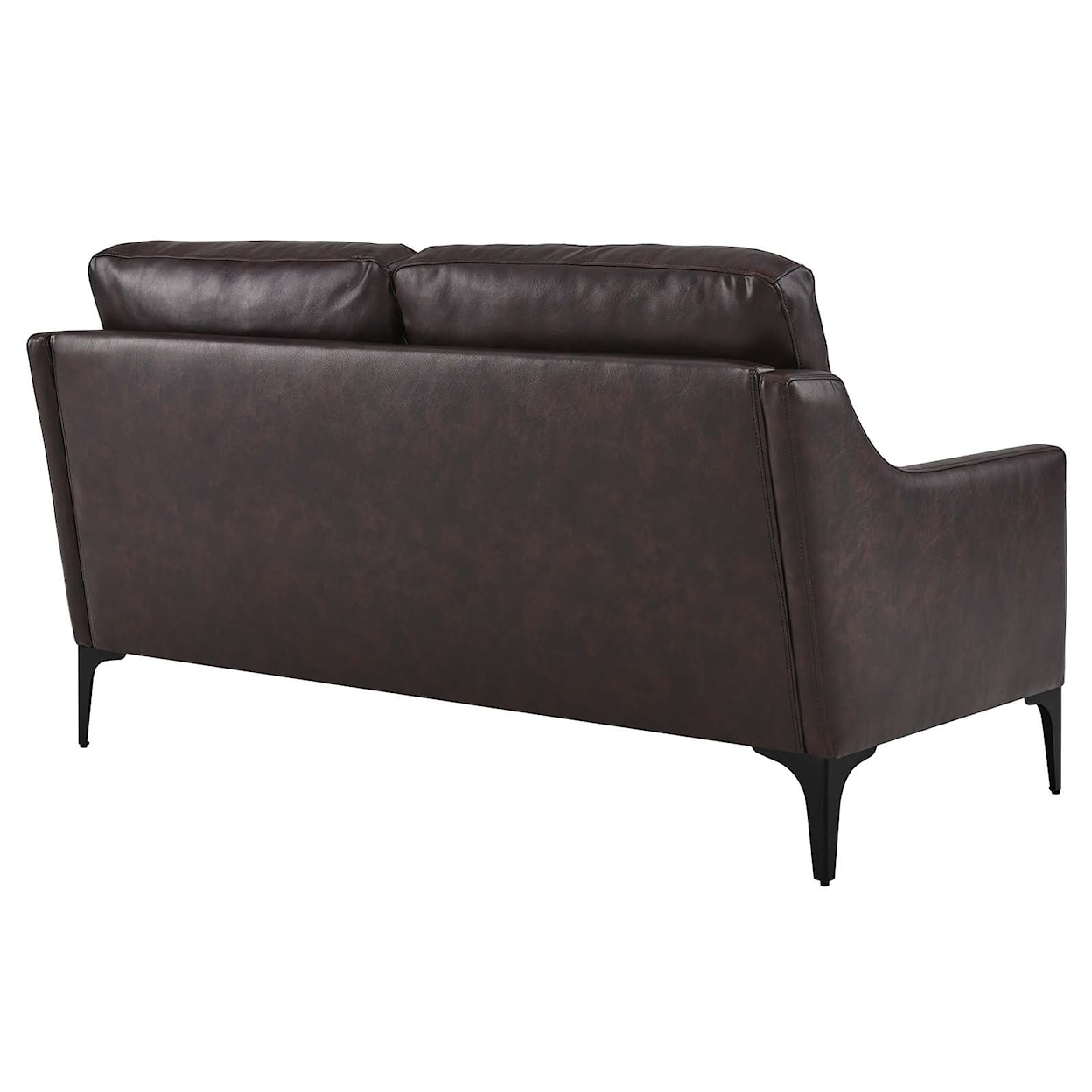 Modway Corland Corland Leather Loveseat