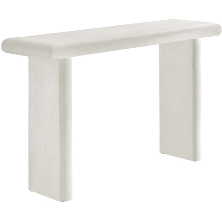 Relic Concrete Textured Console Table