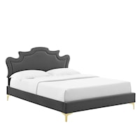 Neena Performance Velvet King Bed