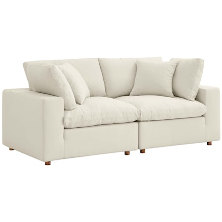 2 Piece Sectional Sofa Set