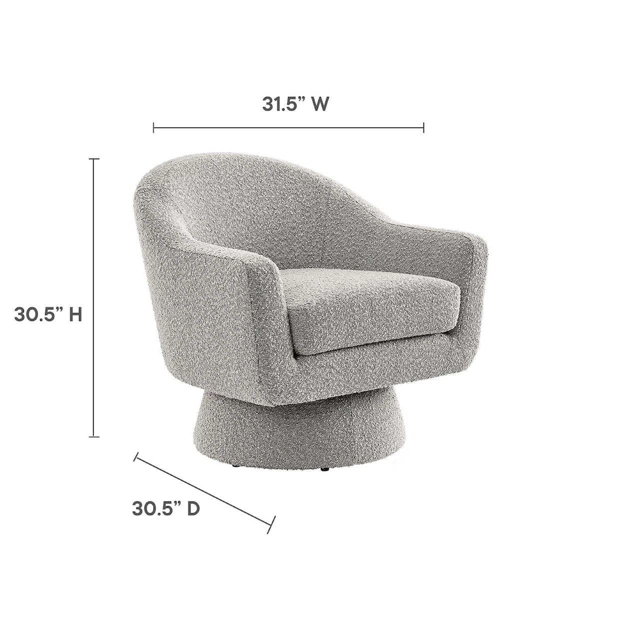 Modway Astral Swivel Chair