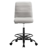 Modway Ripple Armless Drafting Chair