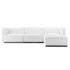 Modway Conjure Fabric 4-Piece Sectional Sofa