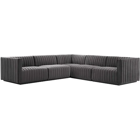 Velvet 5-Piece Sectional