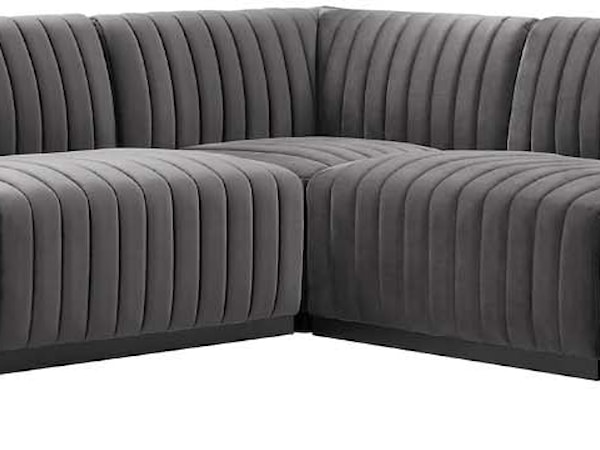 Velvet 5-Piece Sectional