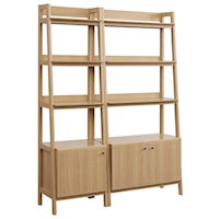 Bixby Wood Bookshelves - Set of 2