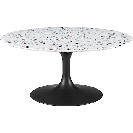 Lippa 36" Round Terrazzo Coffee Table