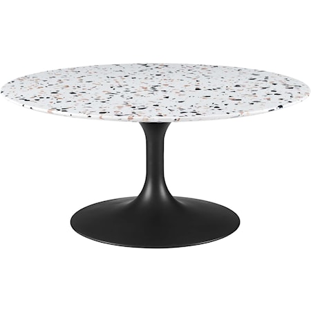 Lippa 36" Round Terrazzo Coffee Table